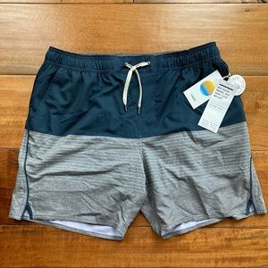 Vuori Men’s Trail Runner Short Board Shorts NWT